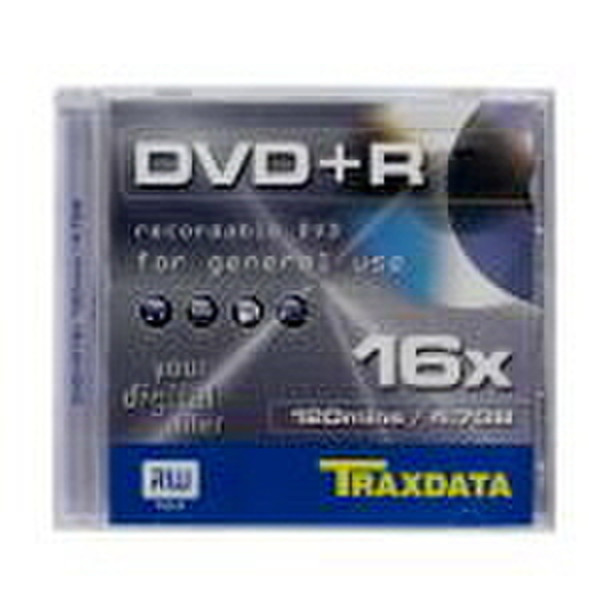 Traxdata DVD+R 5pk 4.7ГБ DVD+R 5шт