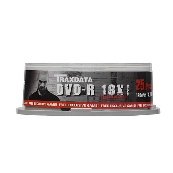Traxdata DVD-R 25pk 4.7GB DVD-R 25pc(s)
