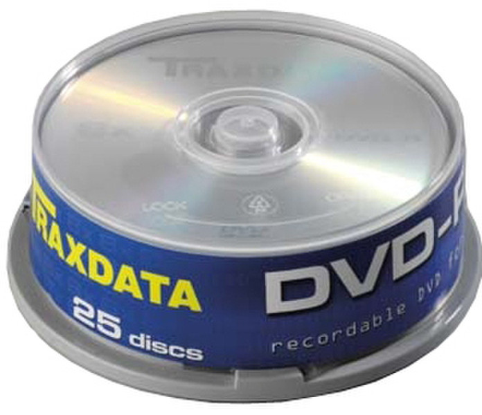 Traxdata DVD-R Printable 16x 4.7GB DVD-R 25Stück(e)