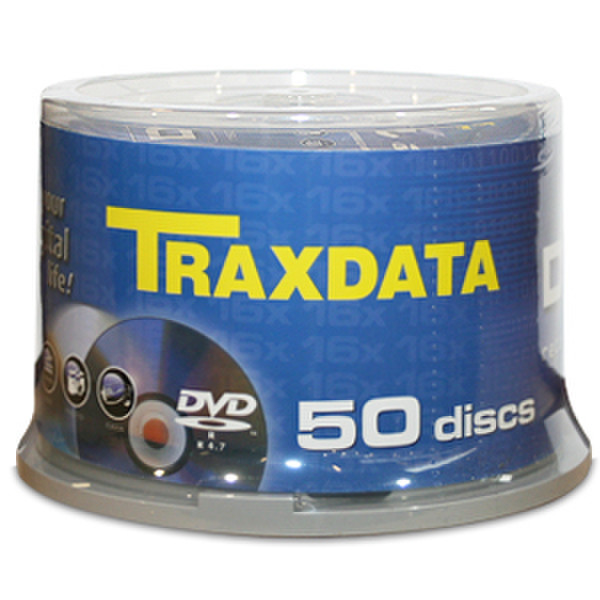 Traxdata DVD-R 50pk 4.7GB DVD-R 50pc(s)