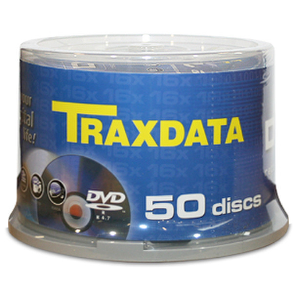 Traxdata DVD-R 50pk 4.7ГБ DVD-R 50шт