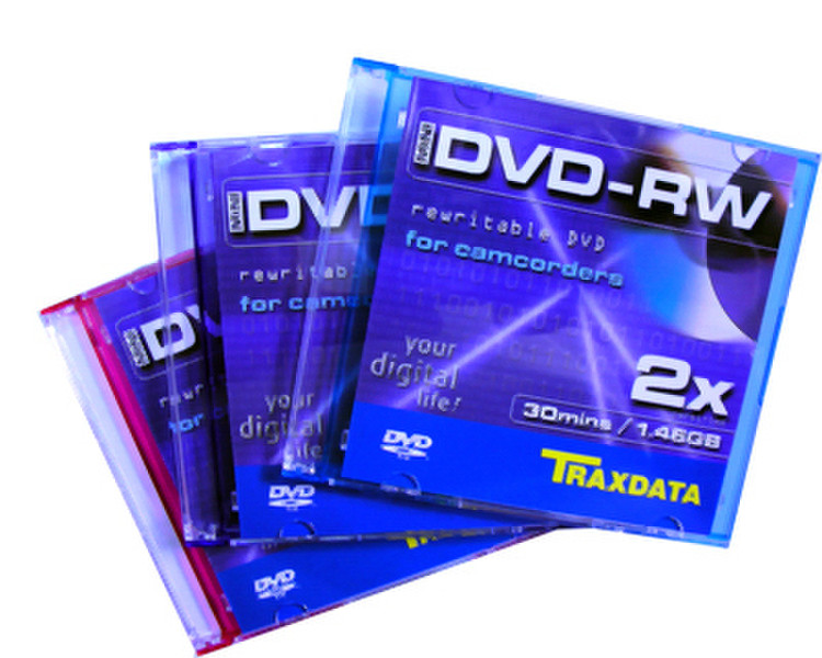 Traxdata DVD-RW 8cm 1.46GB DVD-RW 1pc(s)