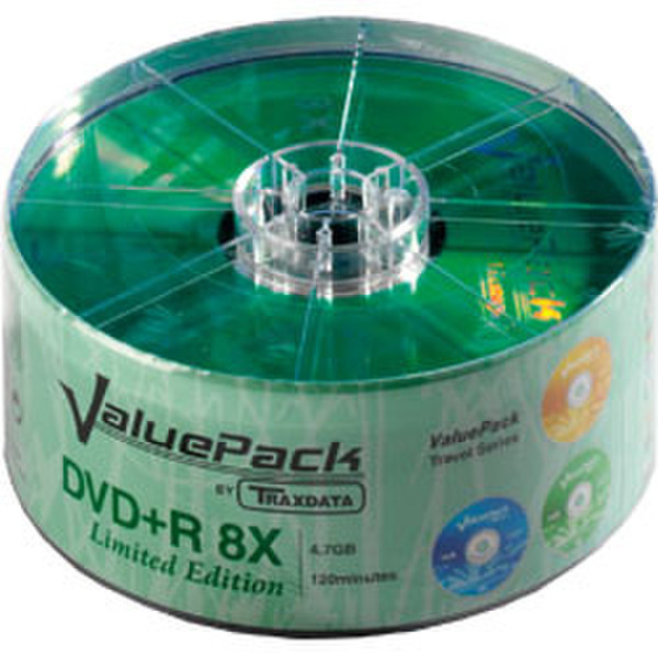 Traxdata DVD+R Valuepack 4.7GB DVD+R 25pc(s)