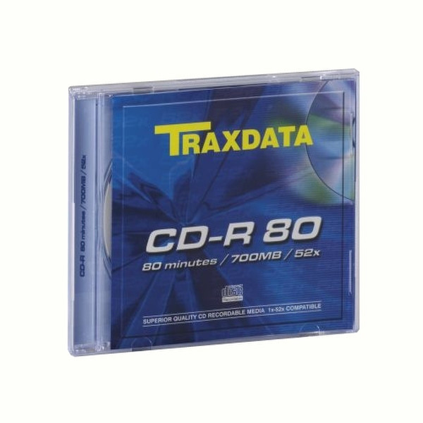 Traxdata CD-R 52x CD-R 700MB 1pc(s)