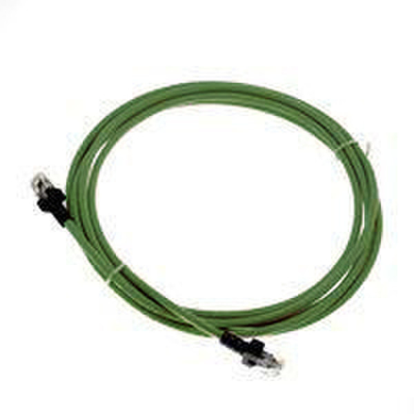 TE Connectivity LAN Cat.6 UTP 2м Зеленый сетевой кабель