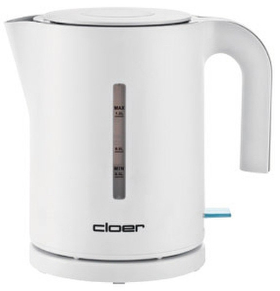 Cloer 4121 1.2L 1800W White electric kettle