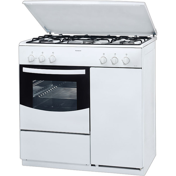 Corbero 8550 HGB4 Freestanding Gas hob White cooker