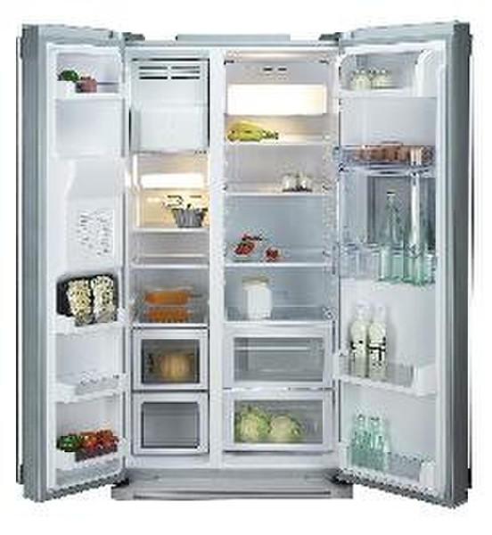 Fagor FQ-890 XM freestanding Silver side-by-side refrigerator