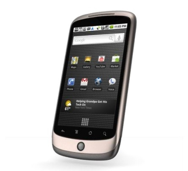 HTC Google Nexus One Черный, Cеребряный смартфон