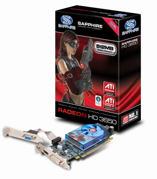 Sapphire HD 3650 512MB DDR2 PCI-E GDDR2