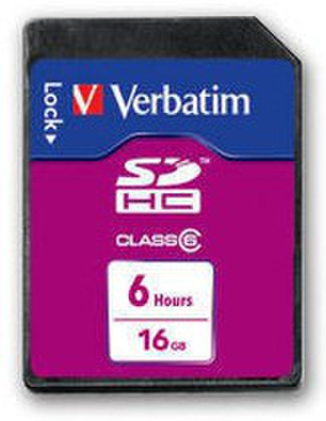 Verbatim HD Video SDHC 16GB 6 Hours 16ГБ SDHC карта памяти