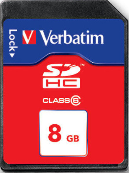 Verbatim SecureDigital SDHC Class 6 8GB 8GB SDHC memory card