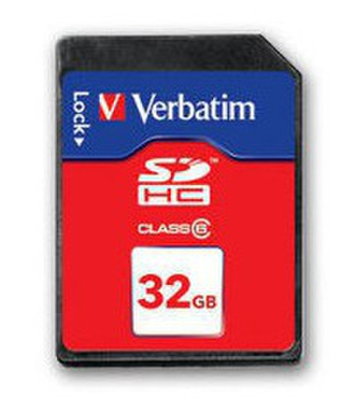 Verbatim SecureDigital SDHC Class 6 32GB 32ГБ SDHC карта памяти
