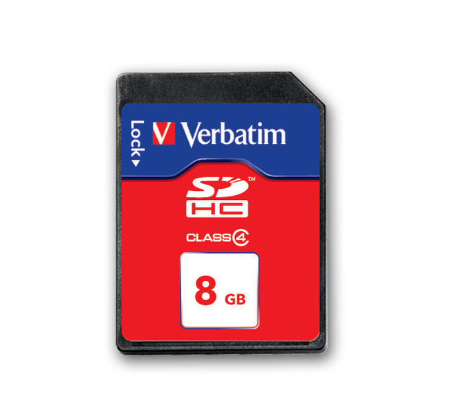 Verbatim SecureDigital SDHC Class 4 8GB 8GB SDHC Speicherkarte