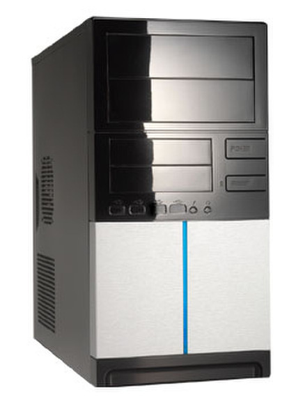 Linkworld 437-18 Micro-Tower Black,Silver computer case