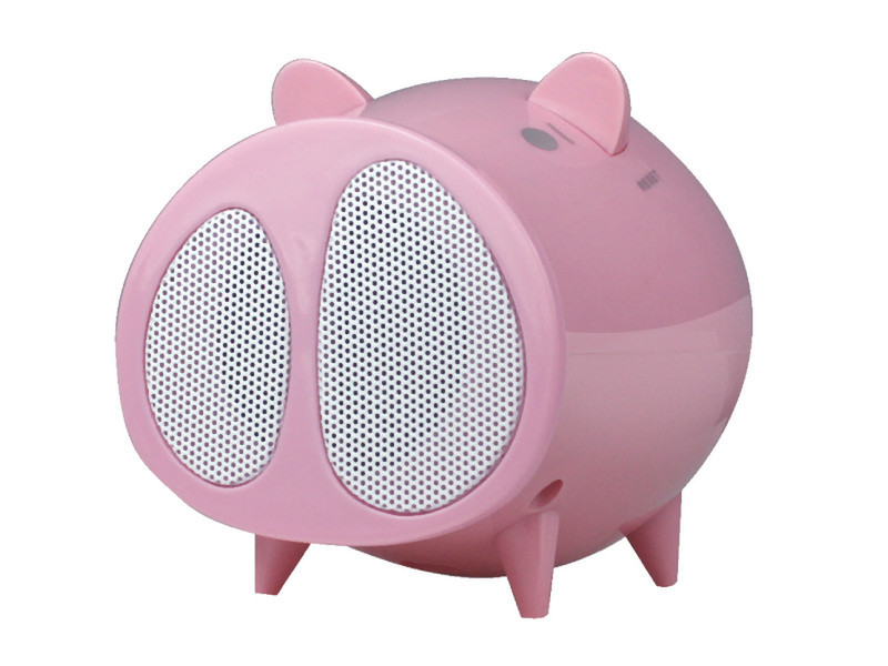 Satzuma Pig Radio Portable Pink