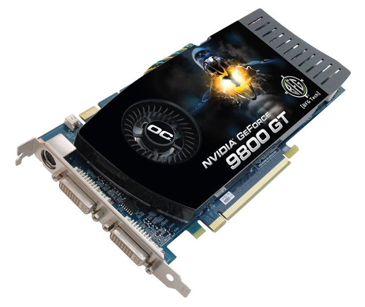 BFG Tech NVIDIA GeForce 9800 GT OC 512MB PCIe 2.0 GeForce 9800 GT GDDR3