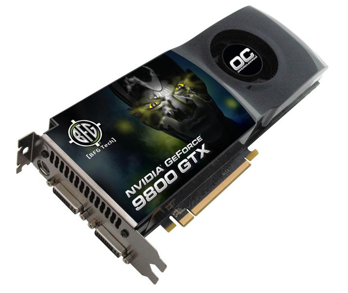 BFG Tech NVIDIA GeForce 9800 GTX OC 512MB PCIe 2.0 GeForce 9800 GTX GDDR3