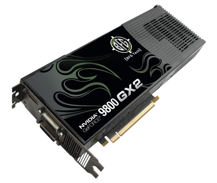 BFG Tech NVIDIA GeForce 9800 GX2 1GB PCIe 2.0 GeForce 9800 GX2 1ГБ GDDR3