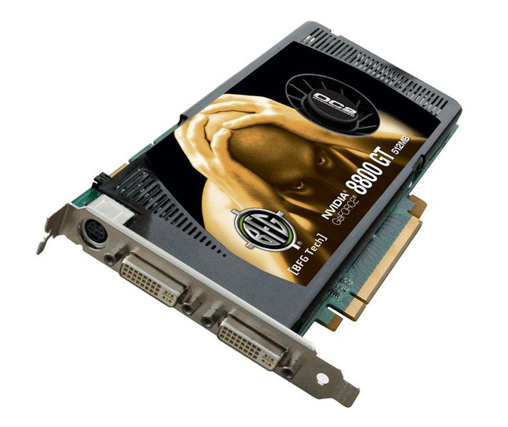 BFG Tech NVIDIA GeForce 8800 GT OC2 512MB PCIe 2.0 GeForce 8800 GT GDDR3