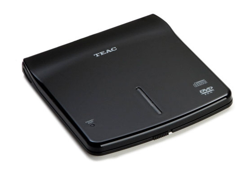TEAC External Slim DVD-ROM Drive Black optical disc drive