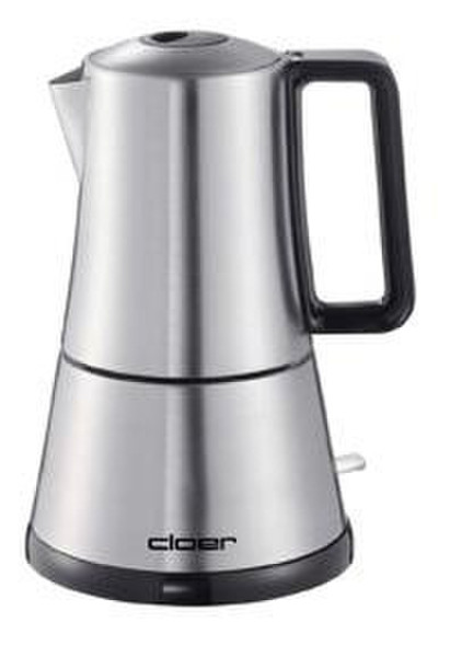 Cloer 5928 Electric moka pot 6cups Stainless steel coffee maker