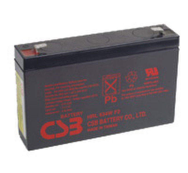 CSB HRL634W Sealed Lead Acid (VRLA) 6V rechargeable battery