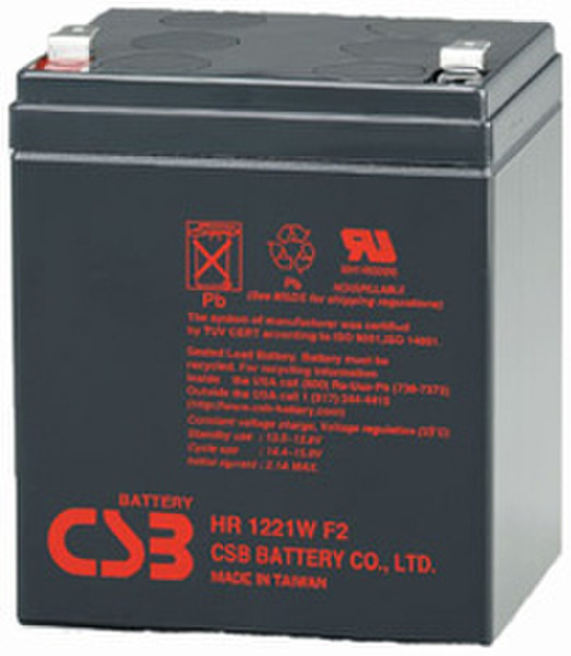 CSB HR1221W Sealed Lead Acid (VRLA) 12V rechargeable battery