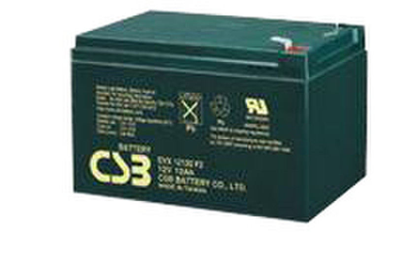 CSB EVX12120F2FR Герметичная свинцово-кислотная (VRLA) 12000мА·ч 12В аккумуляторная батарея