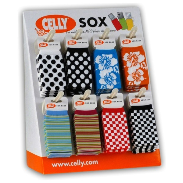 Celly Displaybox with 40p. SOX Mehrfarben