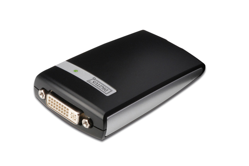 Digitus DA-70832 DVI-I USB 2.0 Schwarz Kabelschnittstellen-/adapter