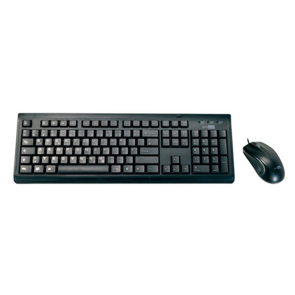 Techsolo TKM-116 PS/2 Черный клавиатура