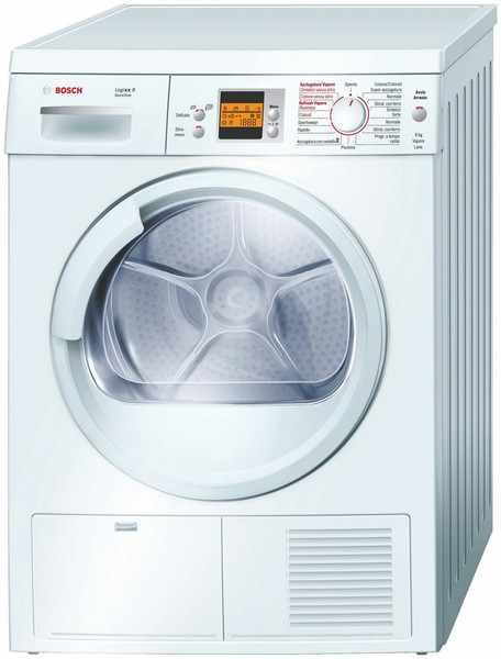 Bosch WTS86514IT freestanding Front-load 8kg White tumble dryer