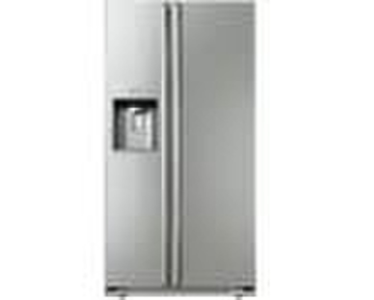 LG GW-L227BTQV freestanding Grey side-by-side refrigerator