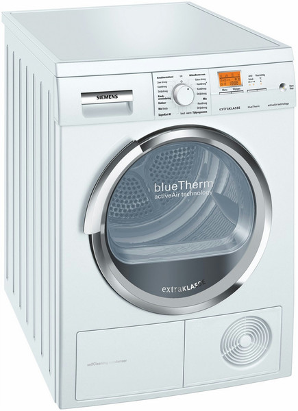 Siemens WT46W580NL freestanding Front-load 7kg White tumble dryer