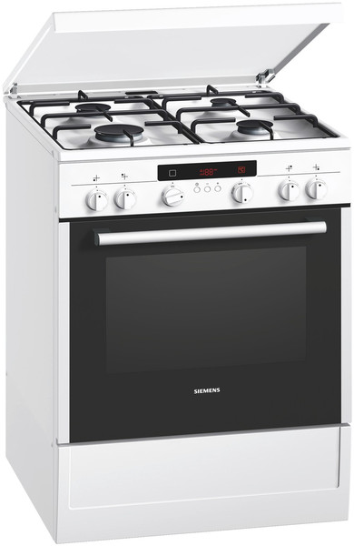 Siemens HR445210N Freestanding Gas hob White cooker