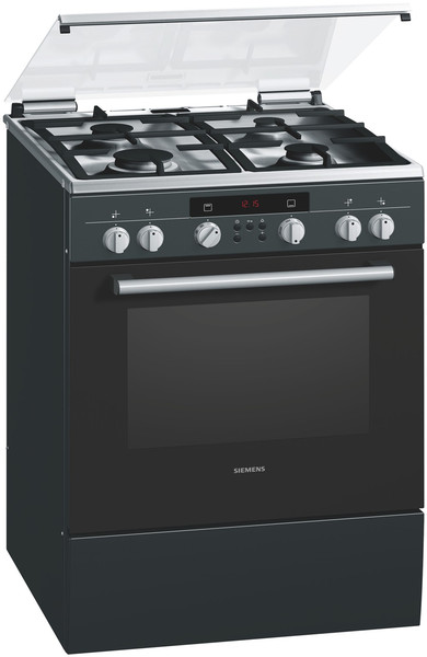 Siemens HR745625N Freestanding Gas hob Black cooker