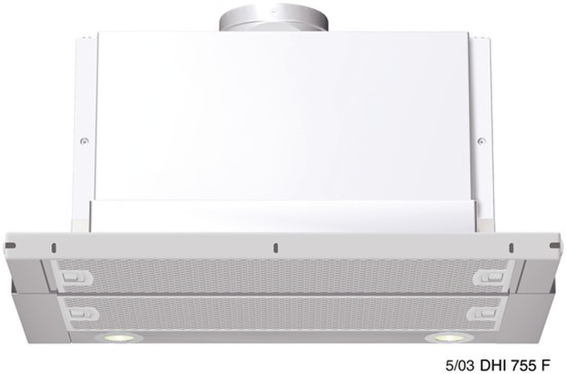 Bosch DHI755F Built-under 700m³/h Silver cooker hood