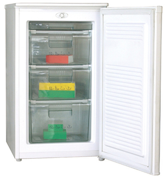 Exquisit GS115A+ freestanding Upright 82L A+ White freezer