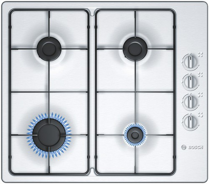 Bosch PBP615B80E Встроенный Gas hob Нержавеющая сталь плита