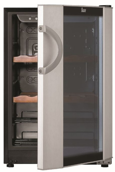 Teka RV 26 E Отдельностоящий 83л Черный, Cеребряный холодильник
