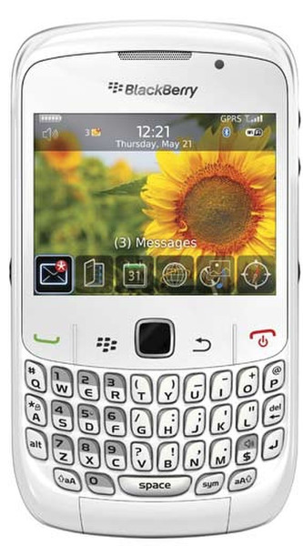 KPN BlackBerry Curve 8520 Single SIM Weiß Smartphone