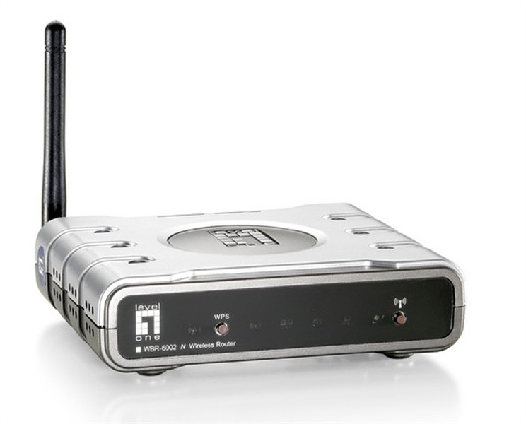 LevelOne WBR-6002 150Mbps N Wireless Router Черный, Серый wireless router