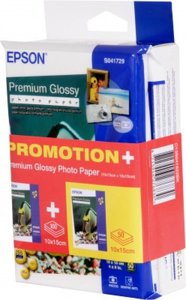 Epson Premium Glossy Photo Paper, 100 x 150 mm, 150 Sheets