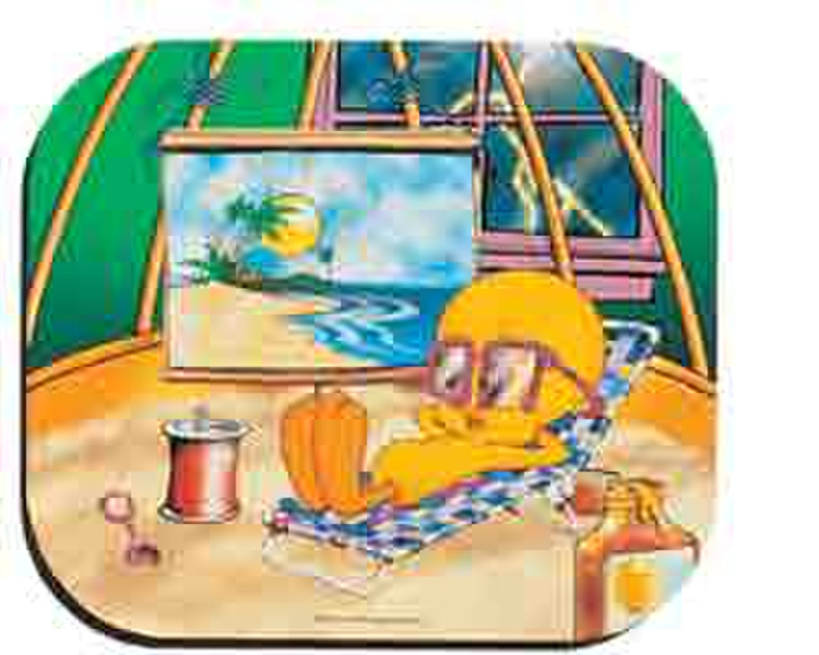 Fellowes Tweety At The Beach Mouse Pad