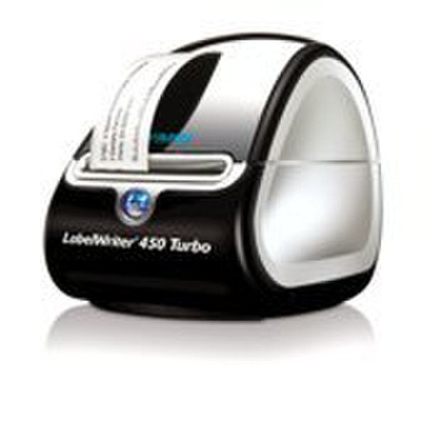 DYMO LabelWriter 450 Turbo Direkt Wärme 600 x 300DPI Schwarz, Silber Etikettendrucker