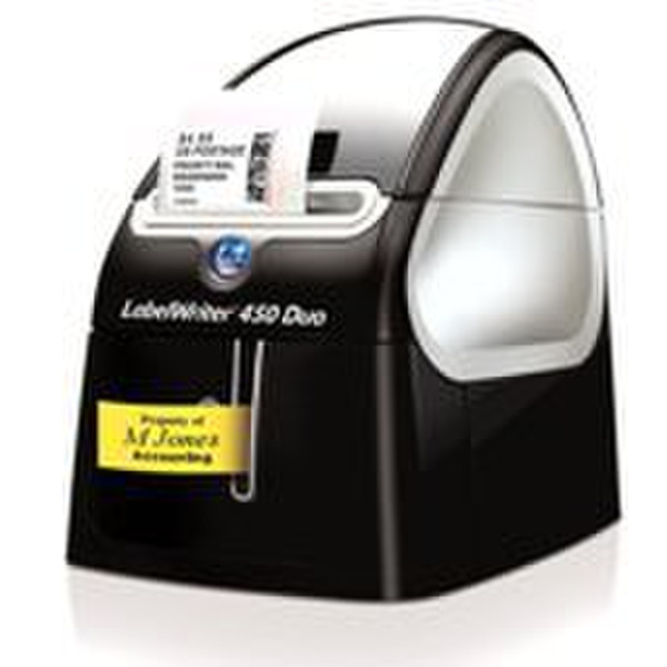 DYMO LabelWriter 450 Duo Direct thermal 600 x 300DPI Black,Silver label printer