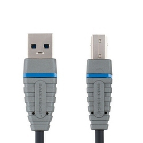 Bandridge 2m USB 3.0 A/B Cable 2м USB A USB B Черный кабель USB