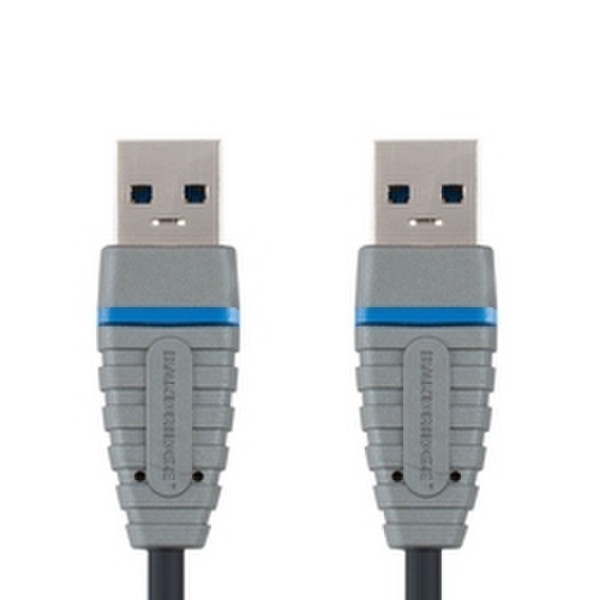 Bandridge 2m USB 3.0 A/A Cable 2м USB A USB A Черный кабель USB