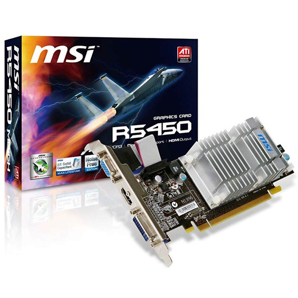 MSI R5450-MD1GH 1GB GDDR3 graphics card